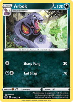 Arbok Champion's Path #34