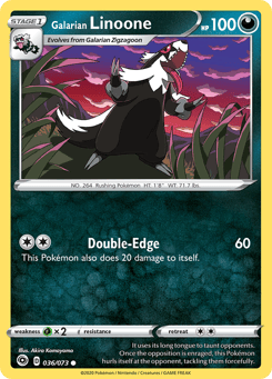 Galarian Linoone Champion's Path #36
