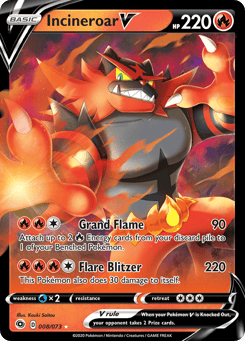 Incineroar V Champion's Path #8