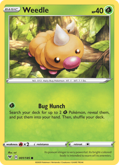 Weedle Vivid Voltage #1