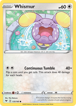 Whismur Vivid Voltage #135