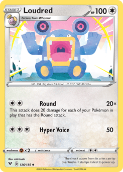 Loudred Vivid Voltage #136