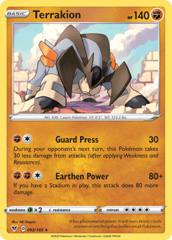 Terrakion Vivid Voltage #92