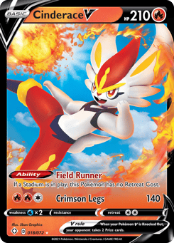 Cinderace V Shining Fates #18