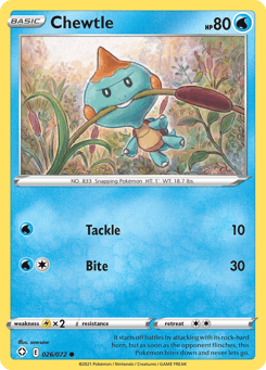 Chewtle Shining Fates #26