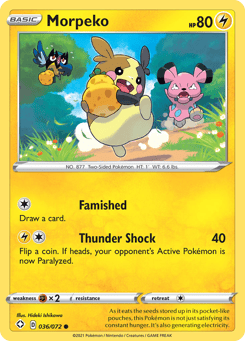 Morpeko Shining Fates #36