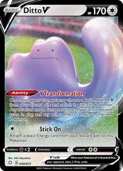Ditto V Shining Fates #50