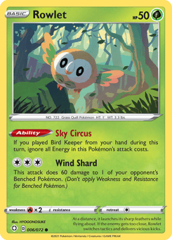 Rowlet Shining Fates #6