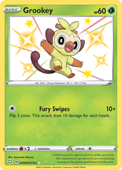Grookey Shining Fates Shiny Vault #SV004