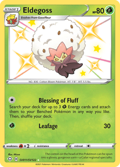 Eldegoss Shining Fates Shiny Vault #SV011