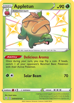 Appletun Shining Fates Shiny Vault #SV014