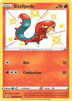 Sizzlipede Shining Fates Shiny Vault #SV018