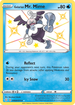 Galarian Mr. Mime Shining Fates Shiny Vault #SV020