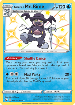 Galarian Mr. Rime Shining Fates Shiny Vault #SV021