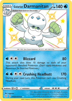 Galarian Darmanitan Shining Fates Shiny Vault #SV024