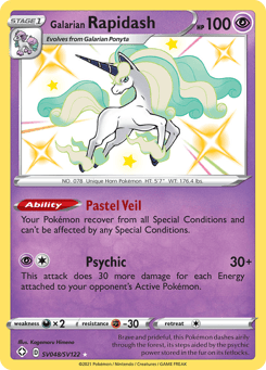 Galarian Rapidash Shining Fates Shiny Vault #SV048