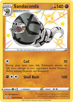 Sandaconda Shining Fates Shiny Vault #SV071