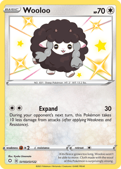 Wooloo Shining Fates Shiny Vault #SV103