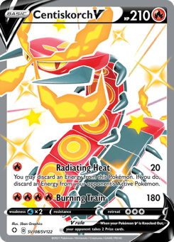 Centiskorch V Shining Fates Shiny Vault #SV108