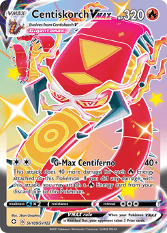 Centiskorch VMAX Shining Fates Shiny Vault #SV109