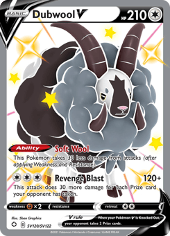 Dubwool V Shining Fates Shiny Vault #SV120