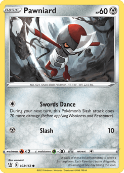 Pawniard Battle Styles #103