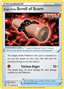 Single Strike Scroll of Scorn Battle Styles #133