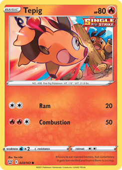 Tepig Battle Styles #23