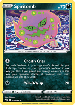 Spiritomb Chilling Reign #103