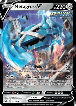 Metagross V Chilling Reign #112