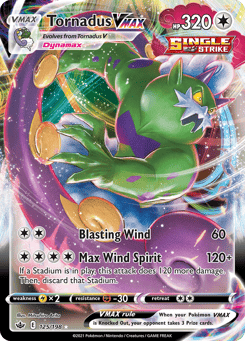 Tornadus VMAX Chilling Reign #125
