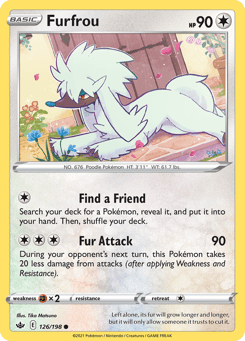 Furfrou Chilling Reign #126