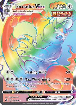 Tornadus VMAX Chilling Reign #209