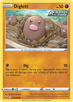 Diglett Chilling Reign #76