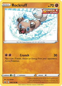 Rockruff Chilling Reign #86
