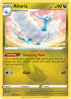Altaria Evolving Skies #106