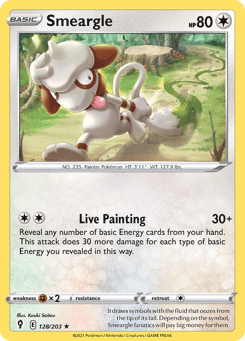 Smeargle Evolving Skies #128