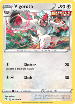 Vigoroth Evolving Skies #130