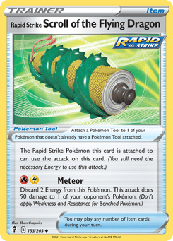 Rapid Strike Scroll of the Flying Dragon Evolving Skies #153