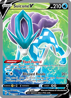 Suicune V Evolving Skies #173