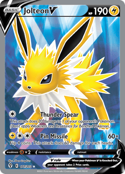 Jolteon V Evolving Skies #177