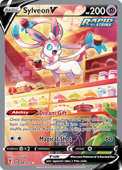 Sylveon V Evolving Skies #184