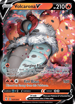 Volcarona V Evolving Skies #21