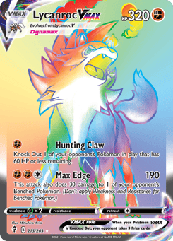 Wolwerock VMAX Evolving Skies #213