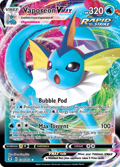 Vaporeon VMAX Evolving Skies #30