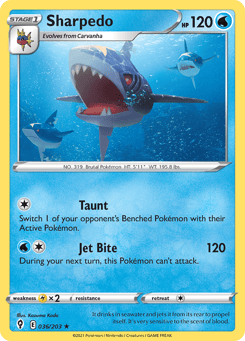 Sharpedo Evolving Skies #36