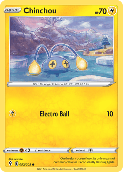 Chinchou Evolving Skies #52