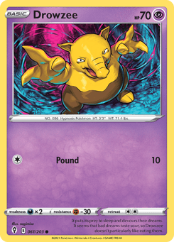 Drowzee Evolving Skies #61