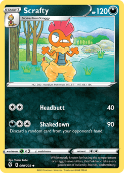 Scrafty Evolving Skies #99