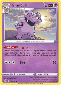 Granbull Fusion Strike #116